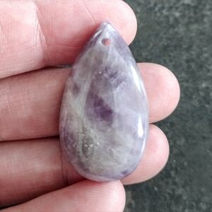 Amethyst Teardrop Gemstone Pendant